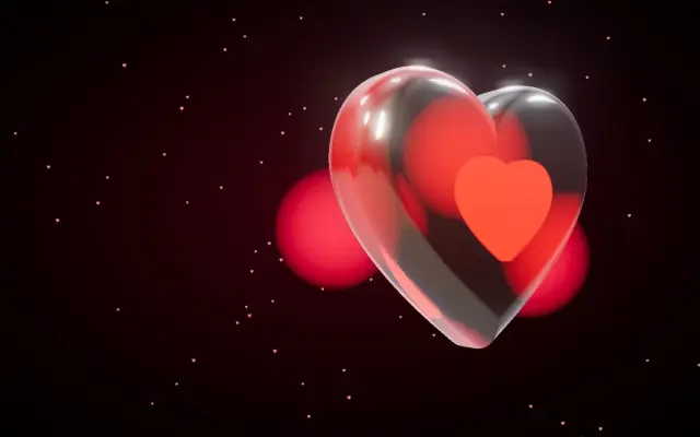 Crystal Heart — Beating Crystal Heart design preview
