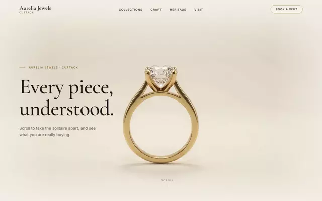 AURELIA Jewels — Every Piece, Understood design preview