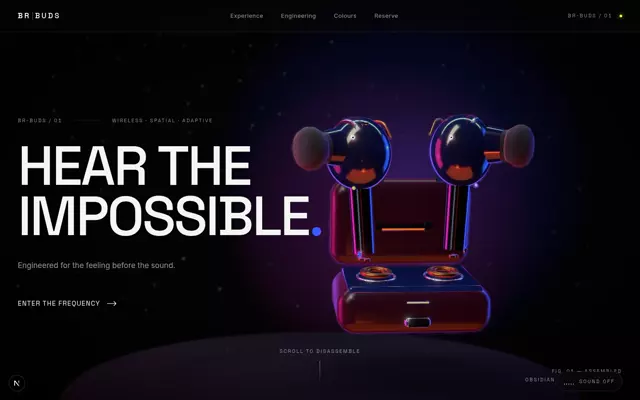 BR-Buds — Hear the Impossible design preview