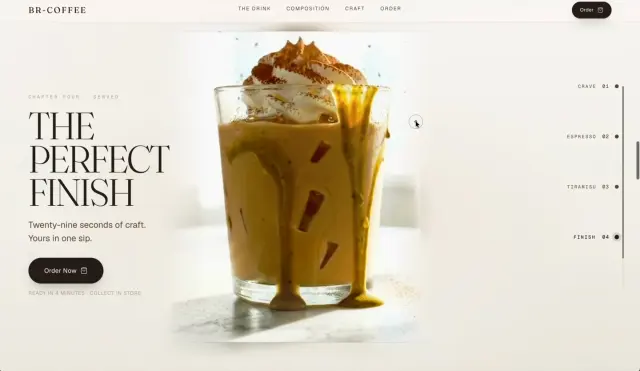 BR Coffee — Pistachio Tiramisu Iced Latte design preview