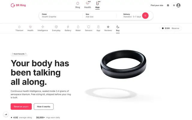BR Ring — Airbnb Design System design preview