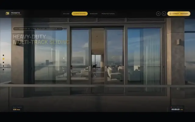TRINATH — Premium uPVC Door & Window Website design preview